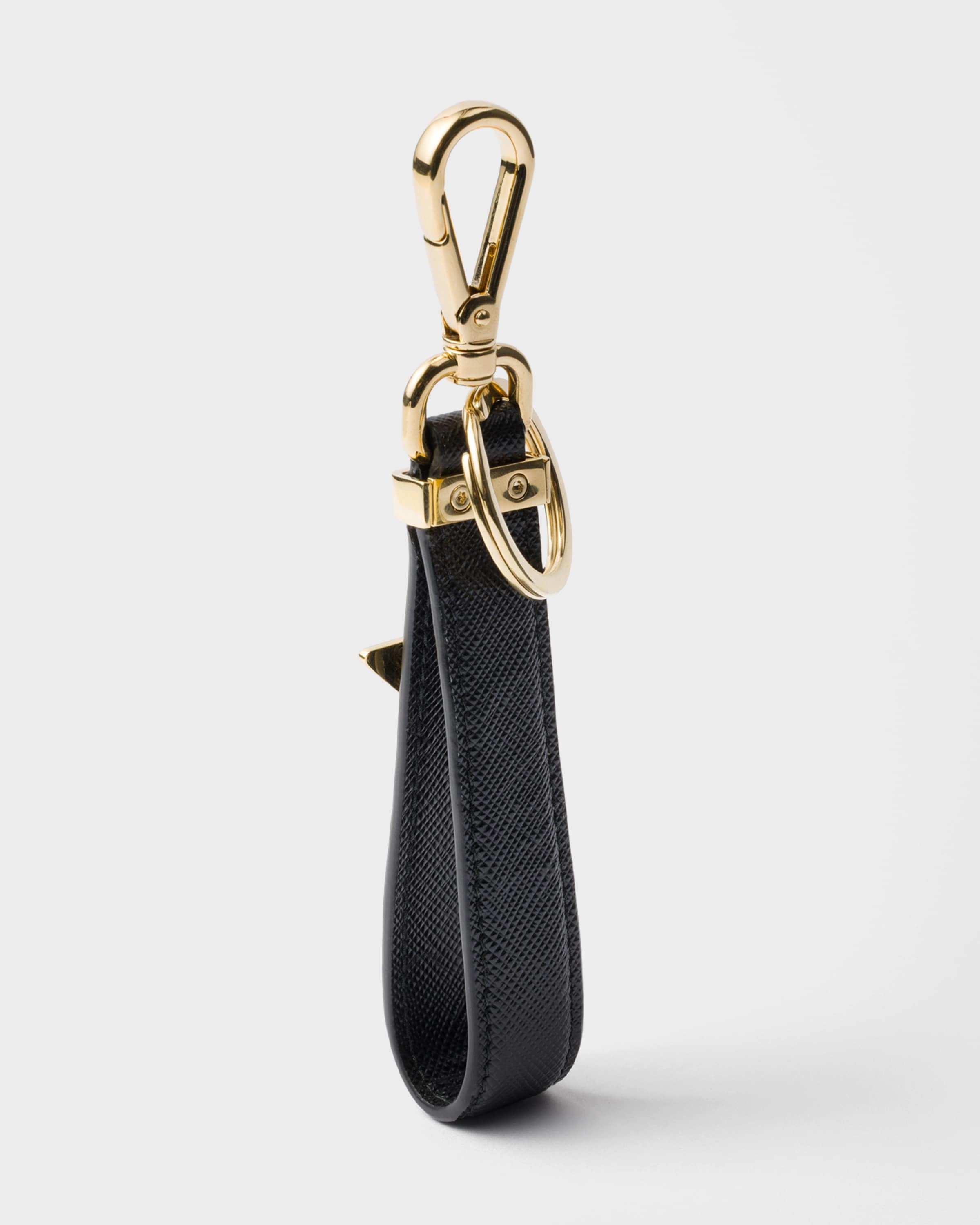 Saffiano leather key ring - 3