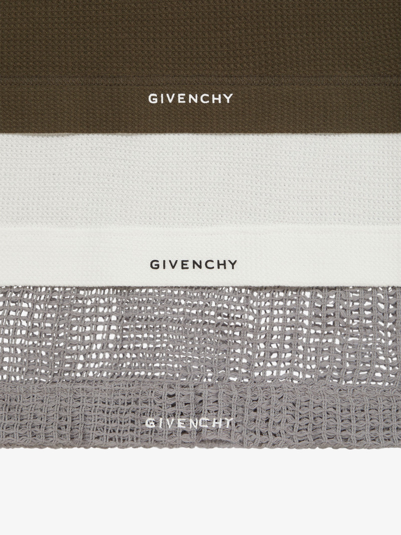 OVERLAPPED HOODED T-SHIRT IN COTTON AND MESH 6