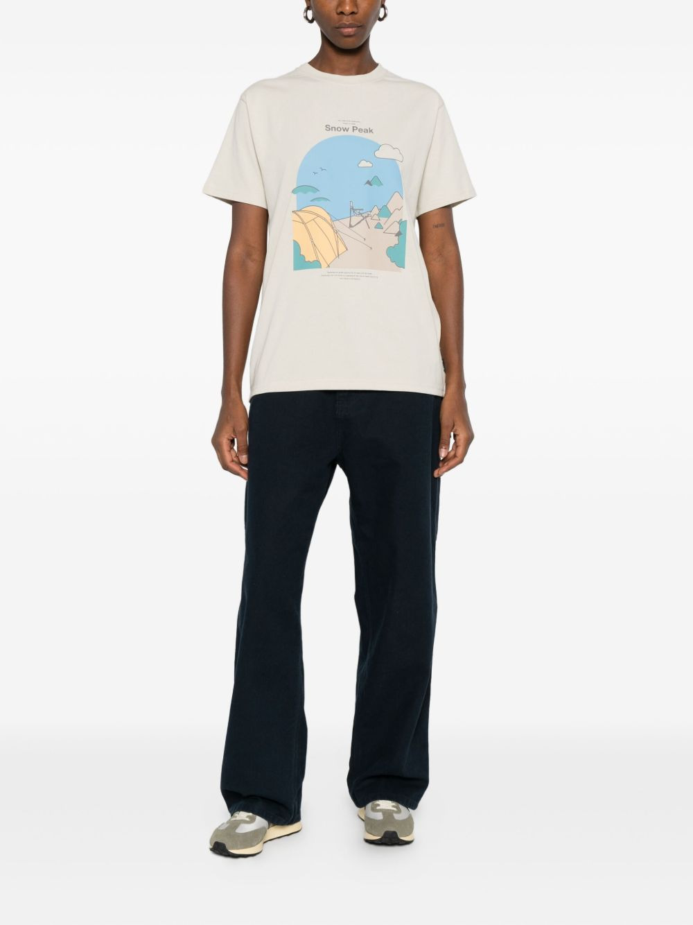 graphic print T-shirt - 2