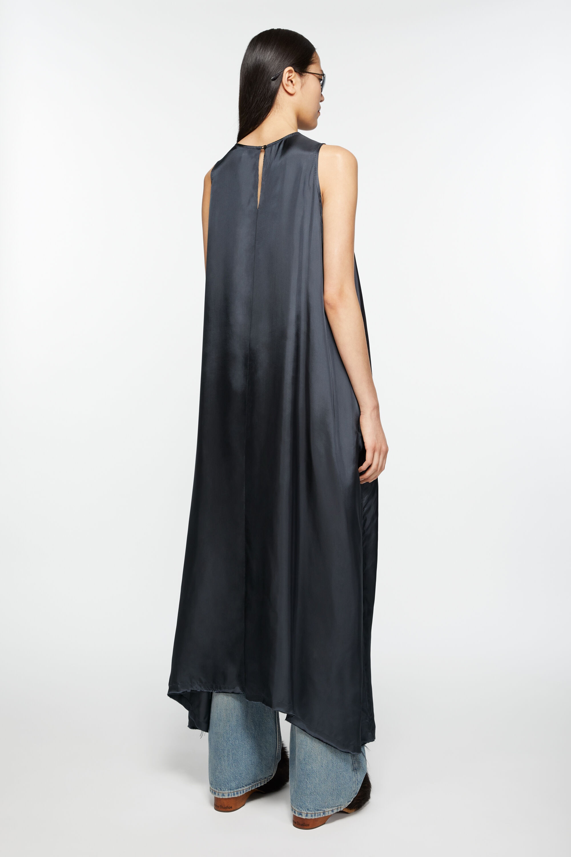 Sleeveless dress - Anthracite grey - 3