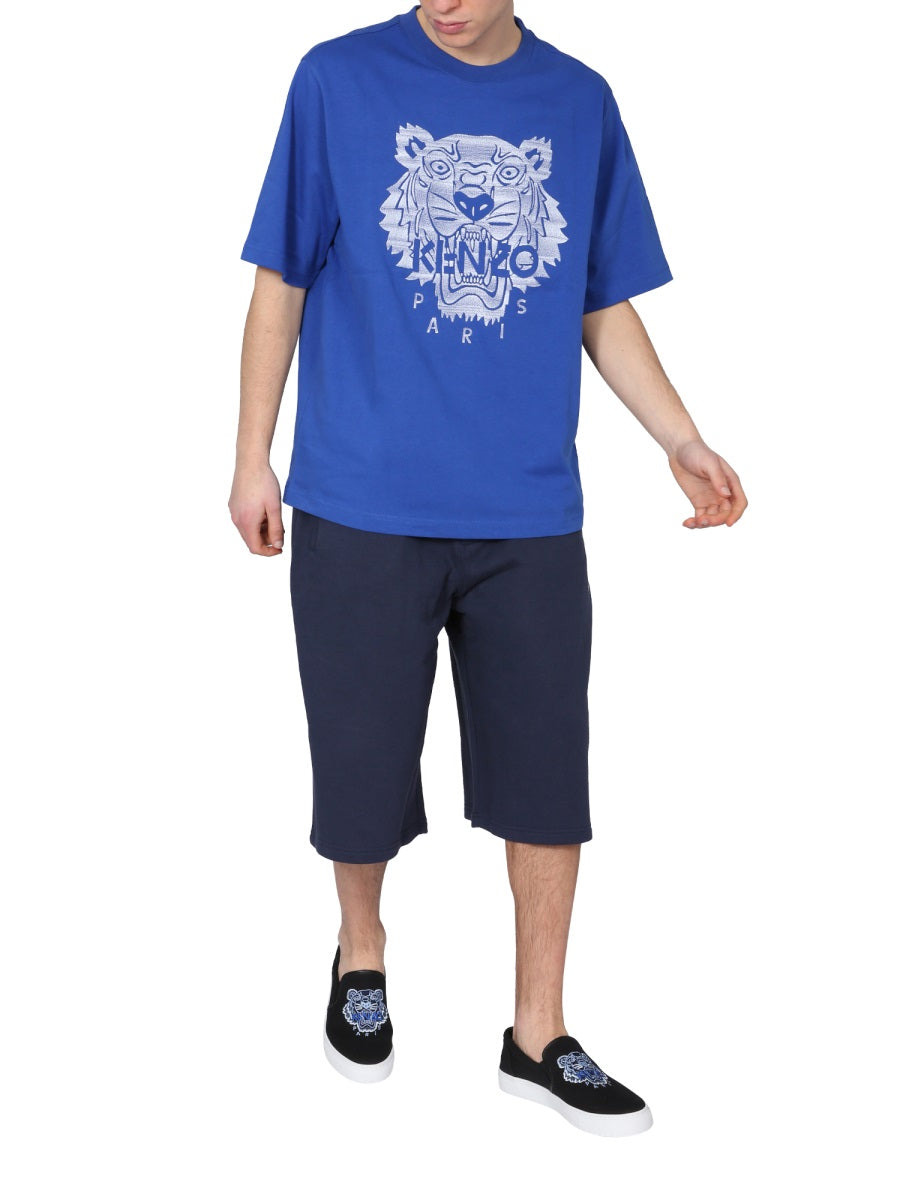 Kenzo Men Cotton Sweatshirt Shorts - 2