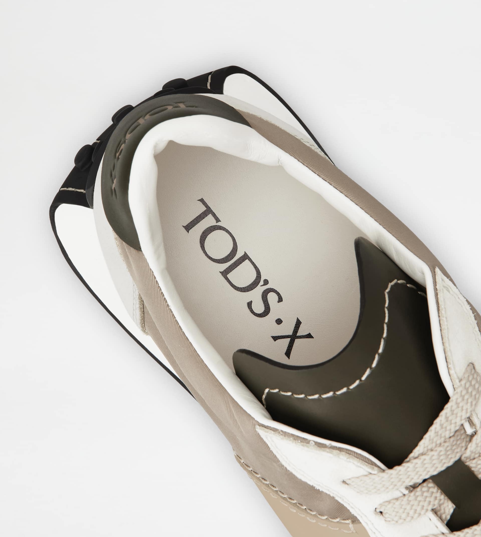 T VINTAGE SNEAKERS TOD'S•X CAPSULE COLLECTION - BEIGE, OFF WHITE, GREEN - 5