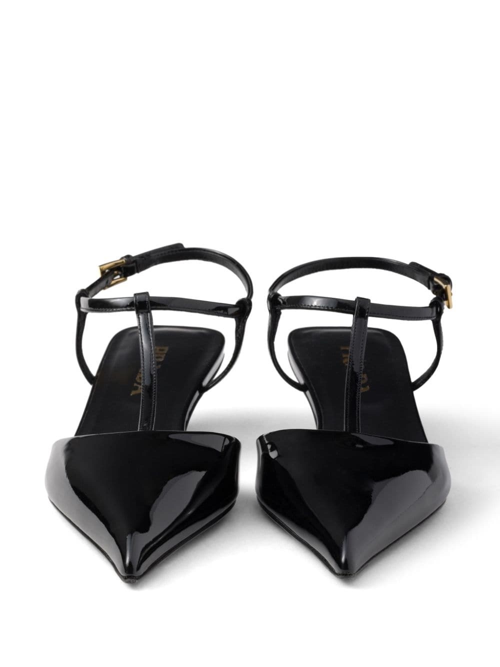 35mm leather slingback pumps - 5
