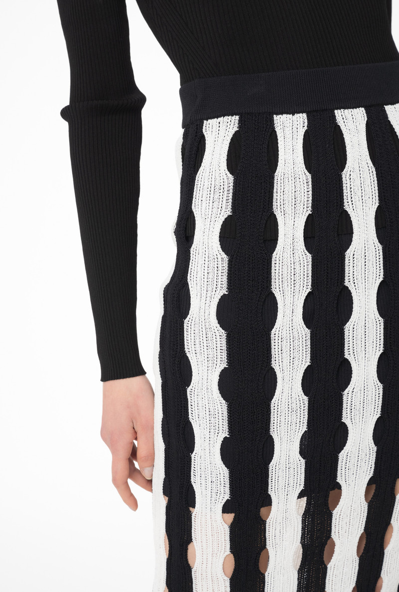 OPENWORK KNIT SKIRT 3