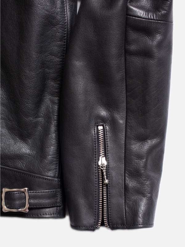 Eddy Rider Leather Jacket Black - 5