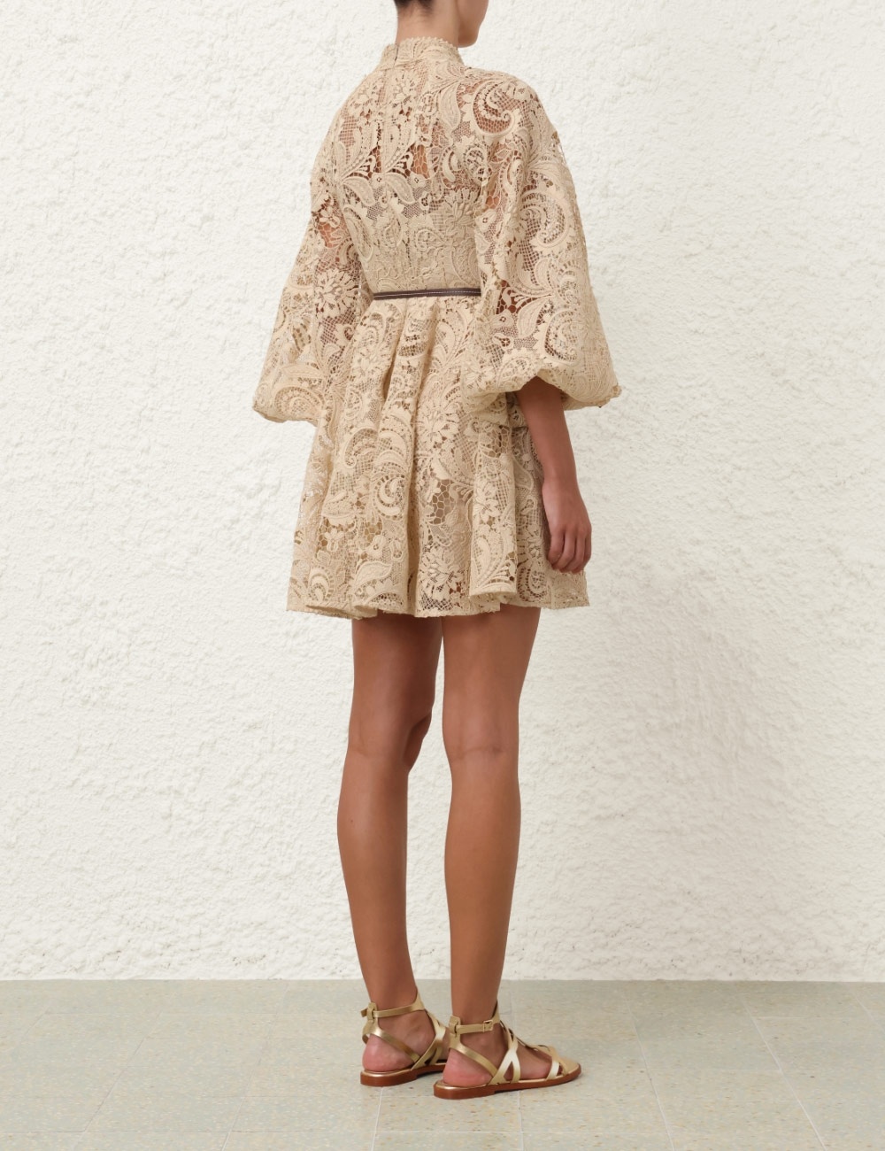 WAVERLY LACE MINI DRESS - 4