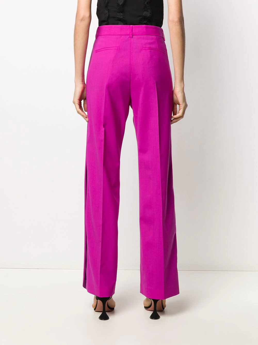 side stripe trousers - 4