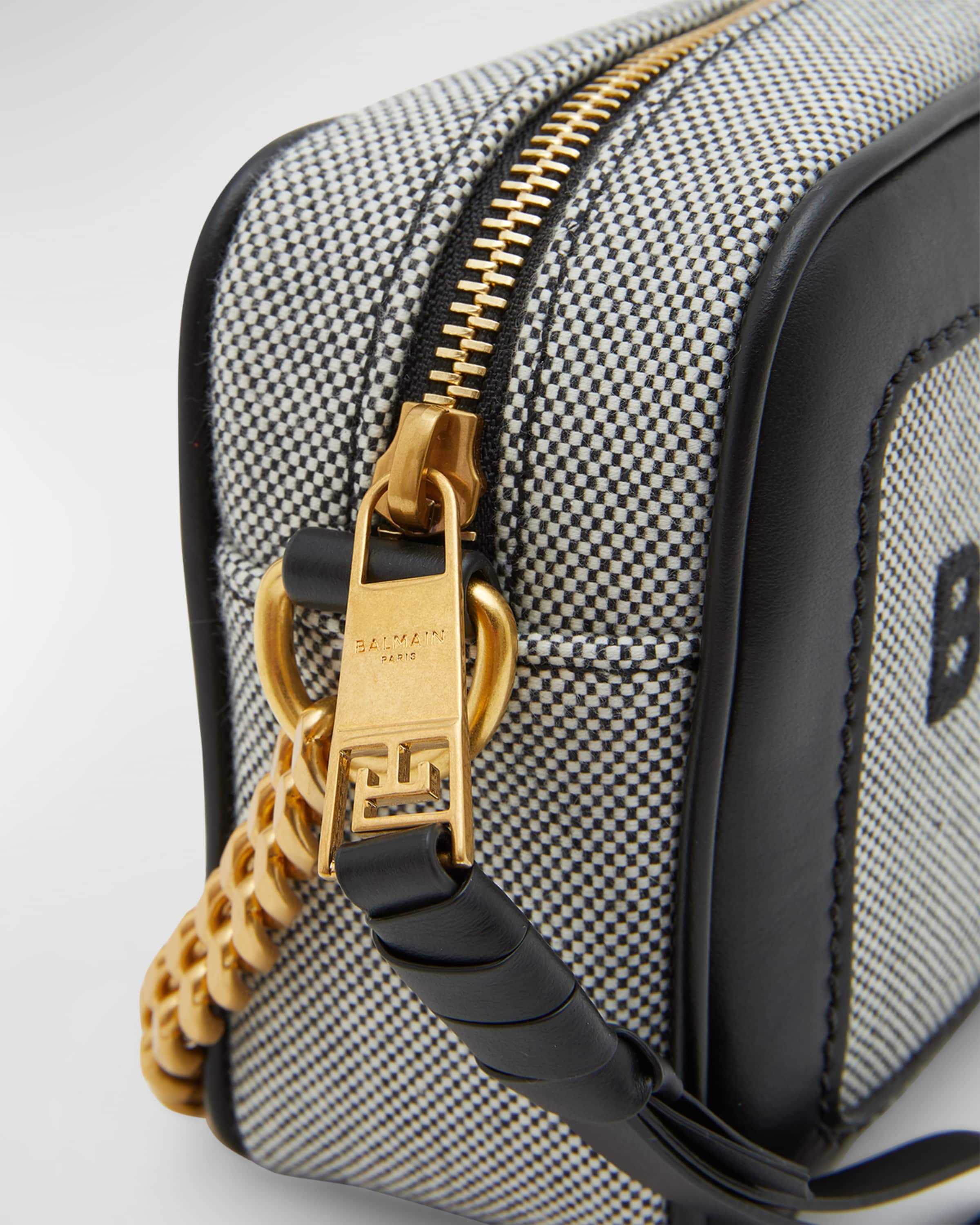 B Army Logo Canvas Camera Crossbody Bag - 6