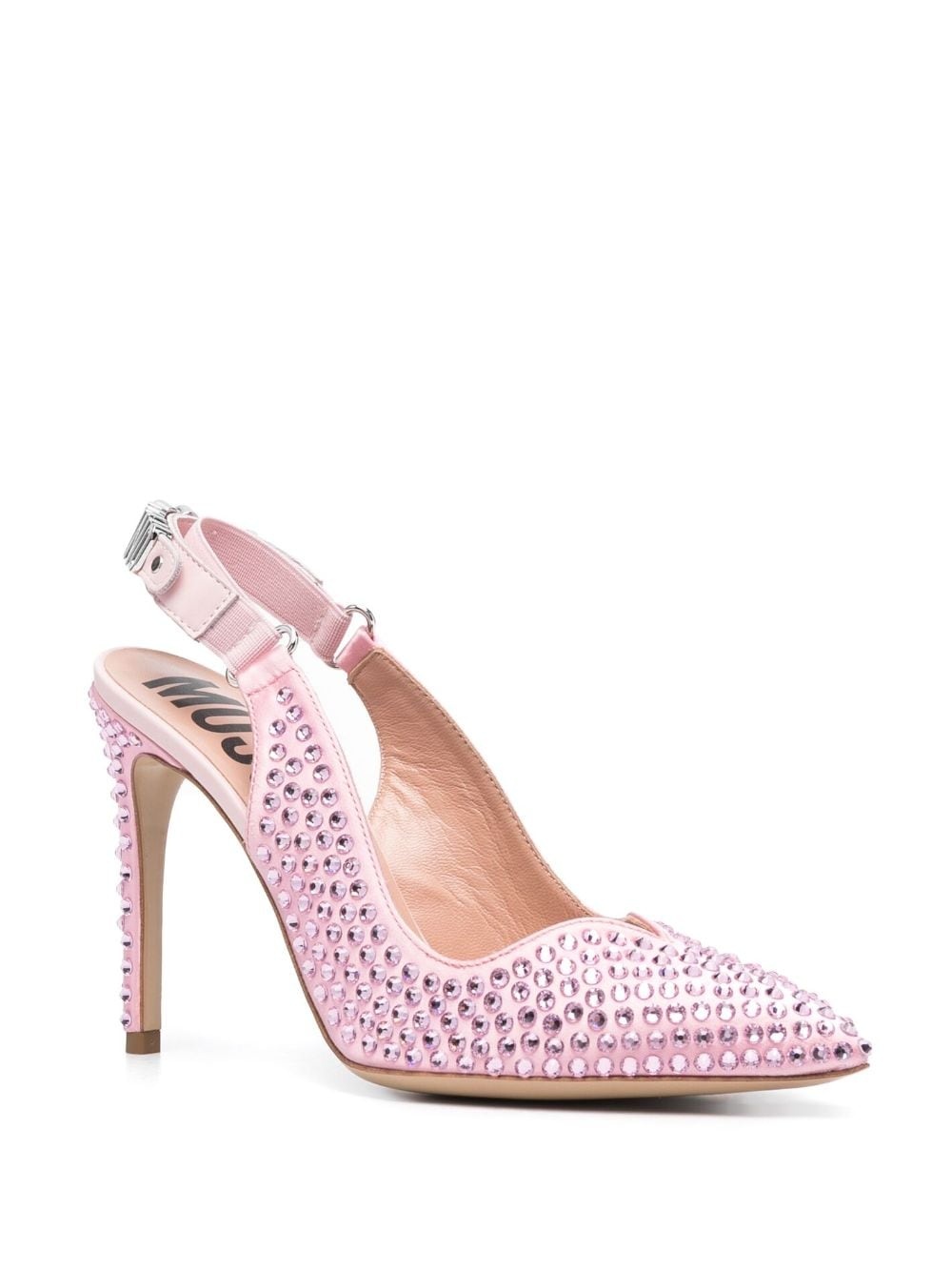 105mm crystal-embellished pumps - 2