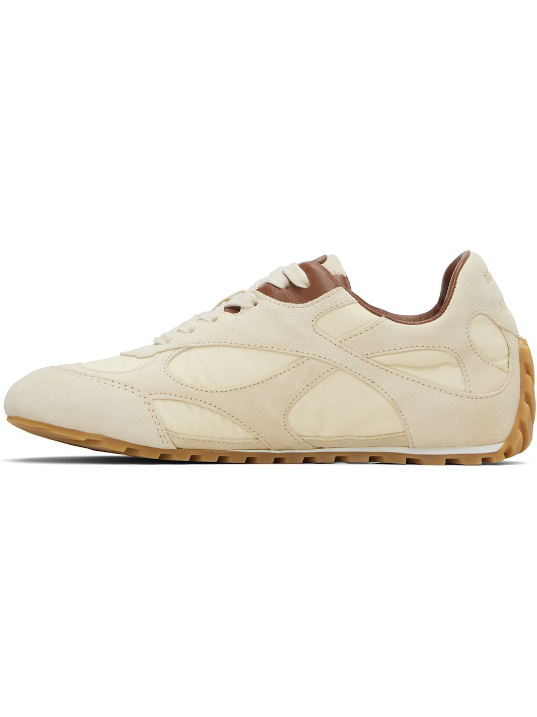 Beige Orbit Flash Sneakers - 3