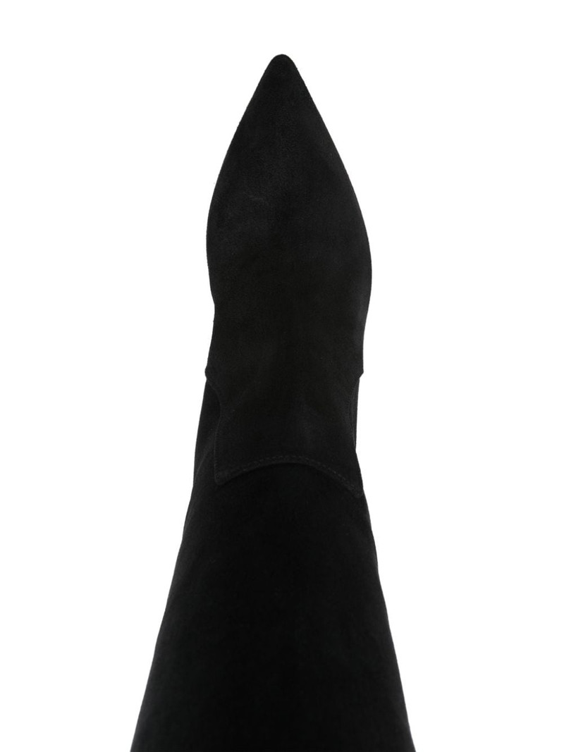 Stiletto 105mm suede boots 4