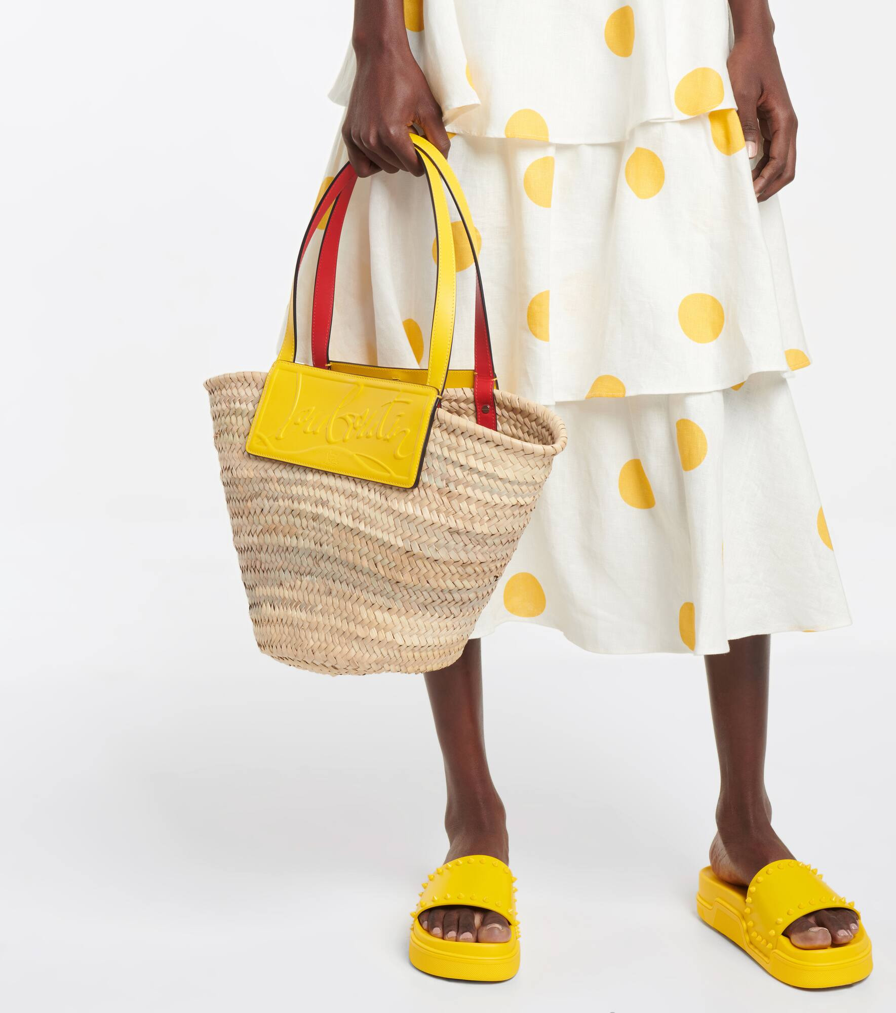 Loubishore woven tote - 2