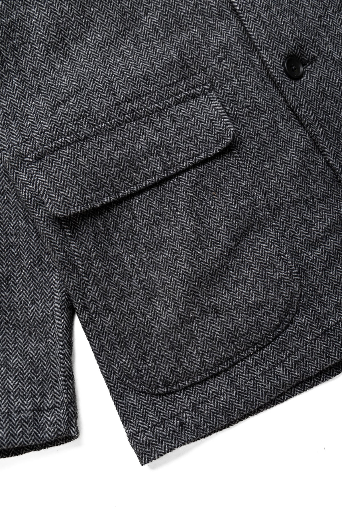 Loiter Jacket Poly Wool Herringbone - Grey - 8