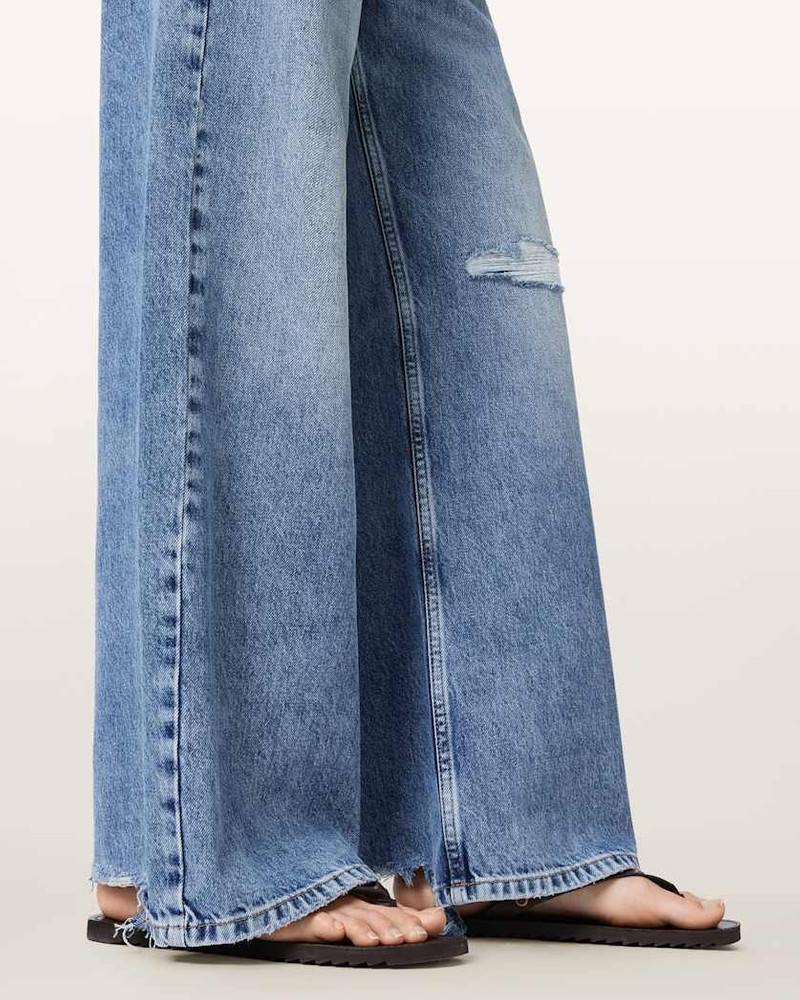 TIA WIDE LEG DENIM JEANS 5