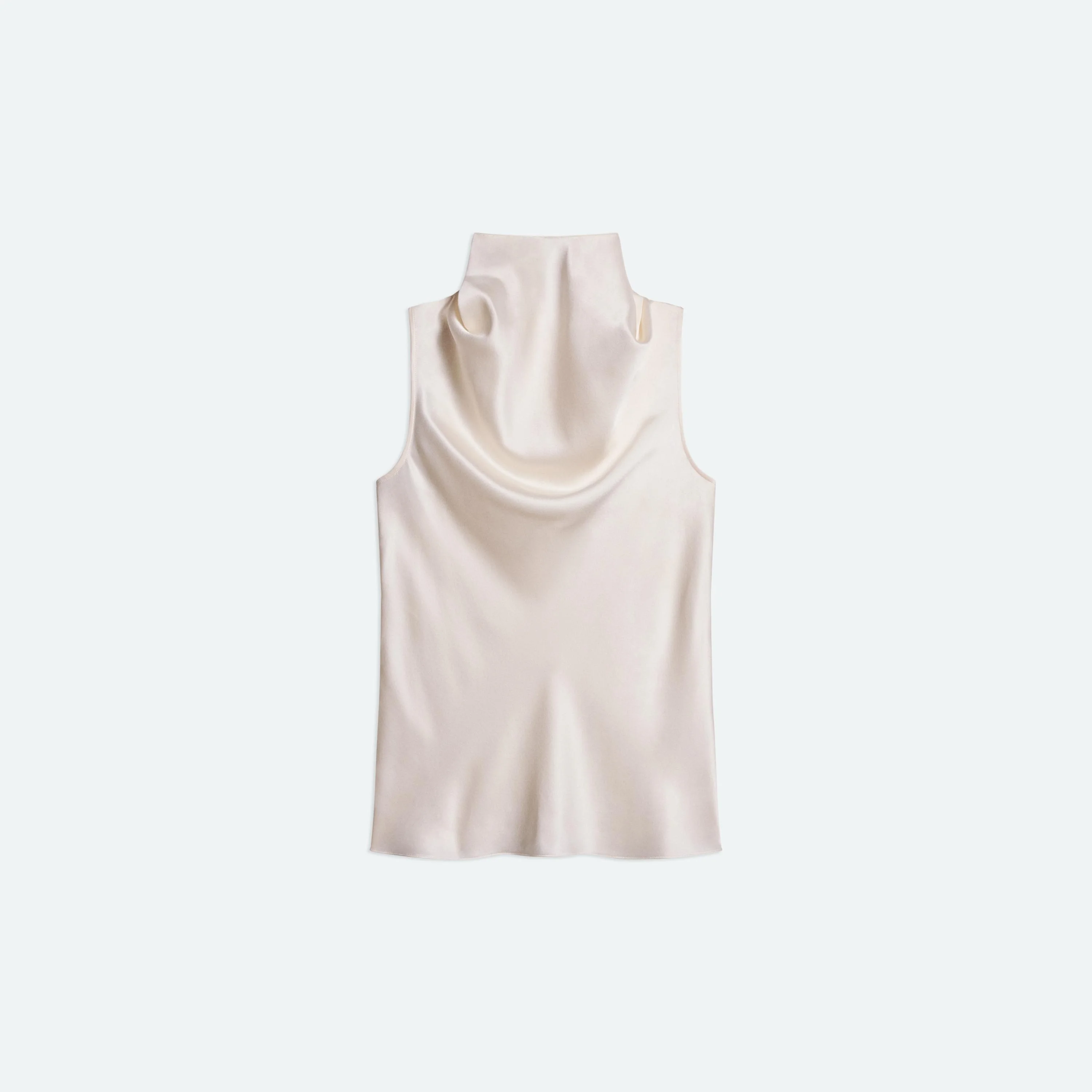 SILK TIE-NECK TOP - 1