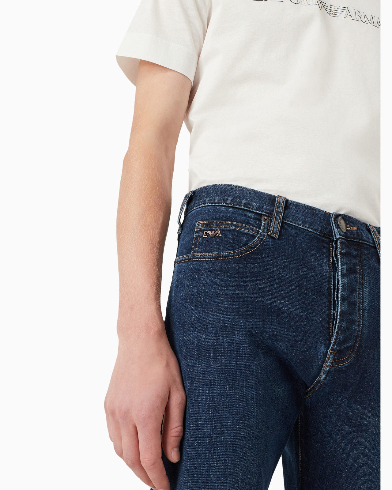 J21 Regular-fit jeans in washed 11.5 oz comfort denim - 6