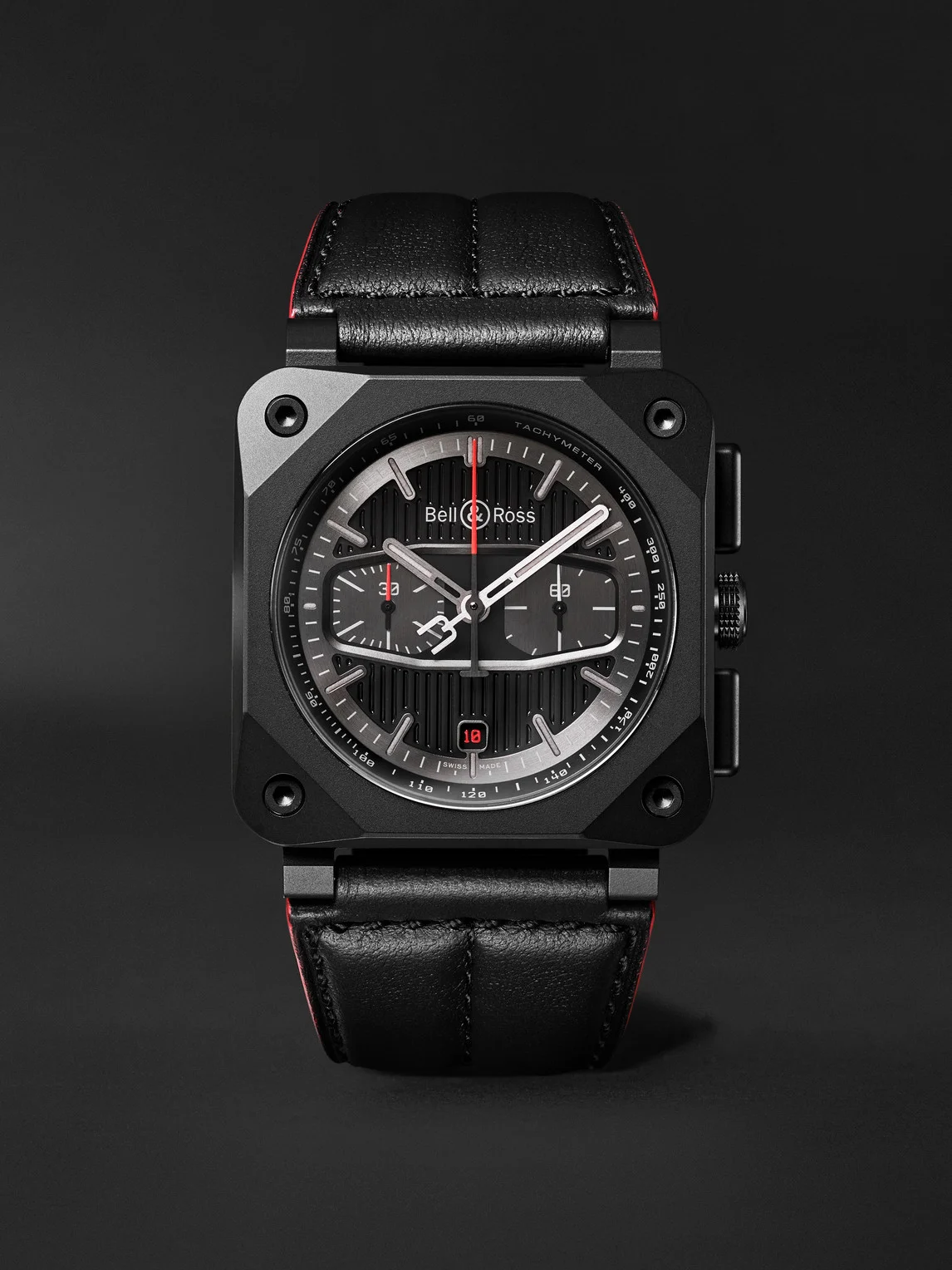 BR 03-94 BLACKTRACK Limited Edition Automatic Chronograph Ceramic Watch, Ref. BR0394-BTR-CE/SCA - 1