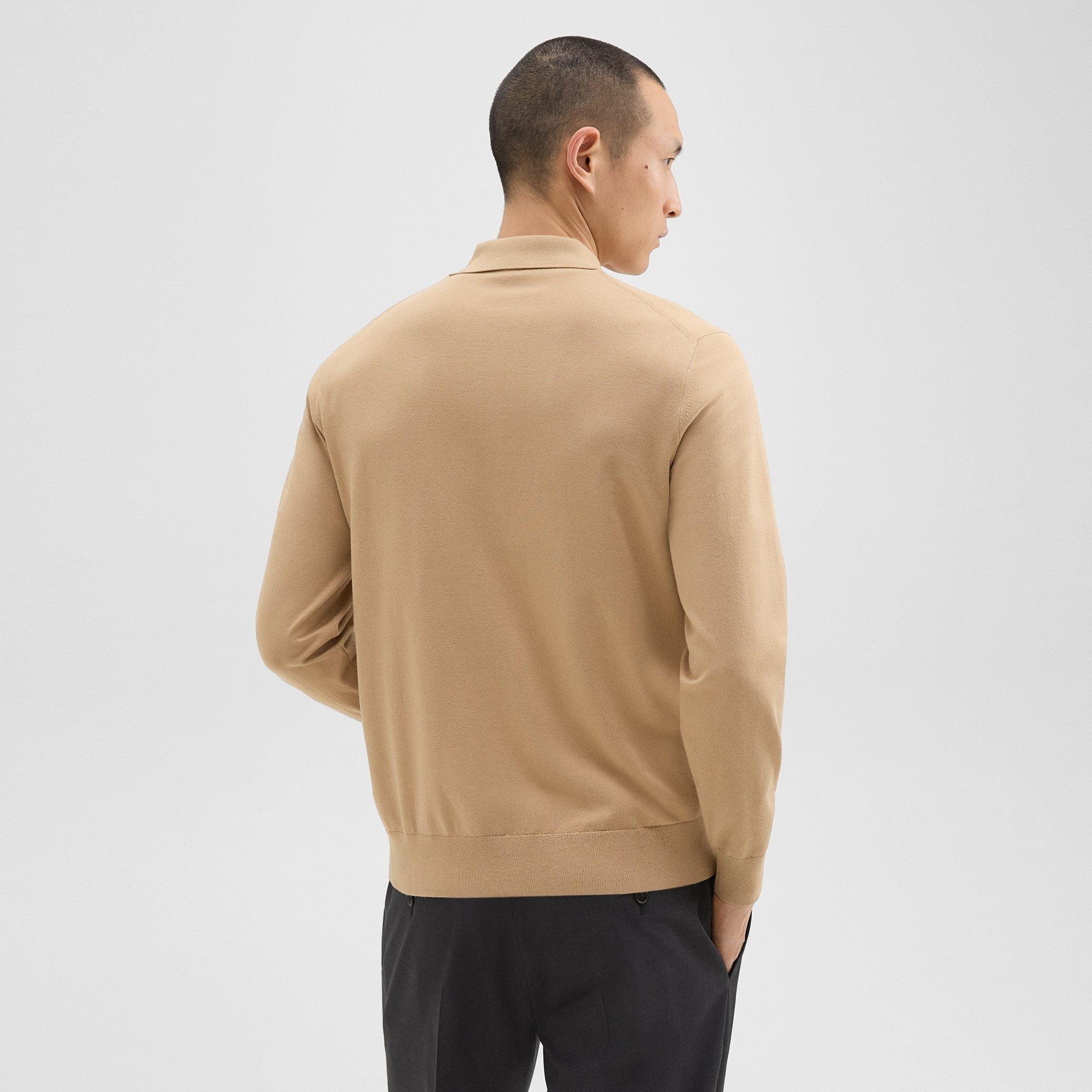 Goris Long-Sleeve Polo Shirt in Light Bilen - 4
