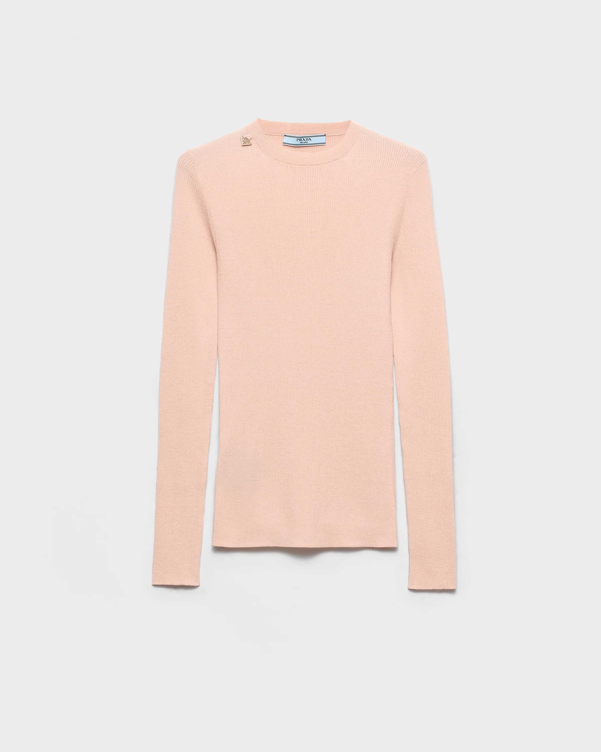 Wool crew-neck sweater - 1