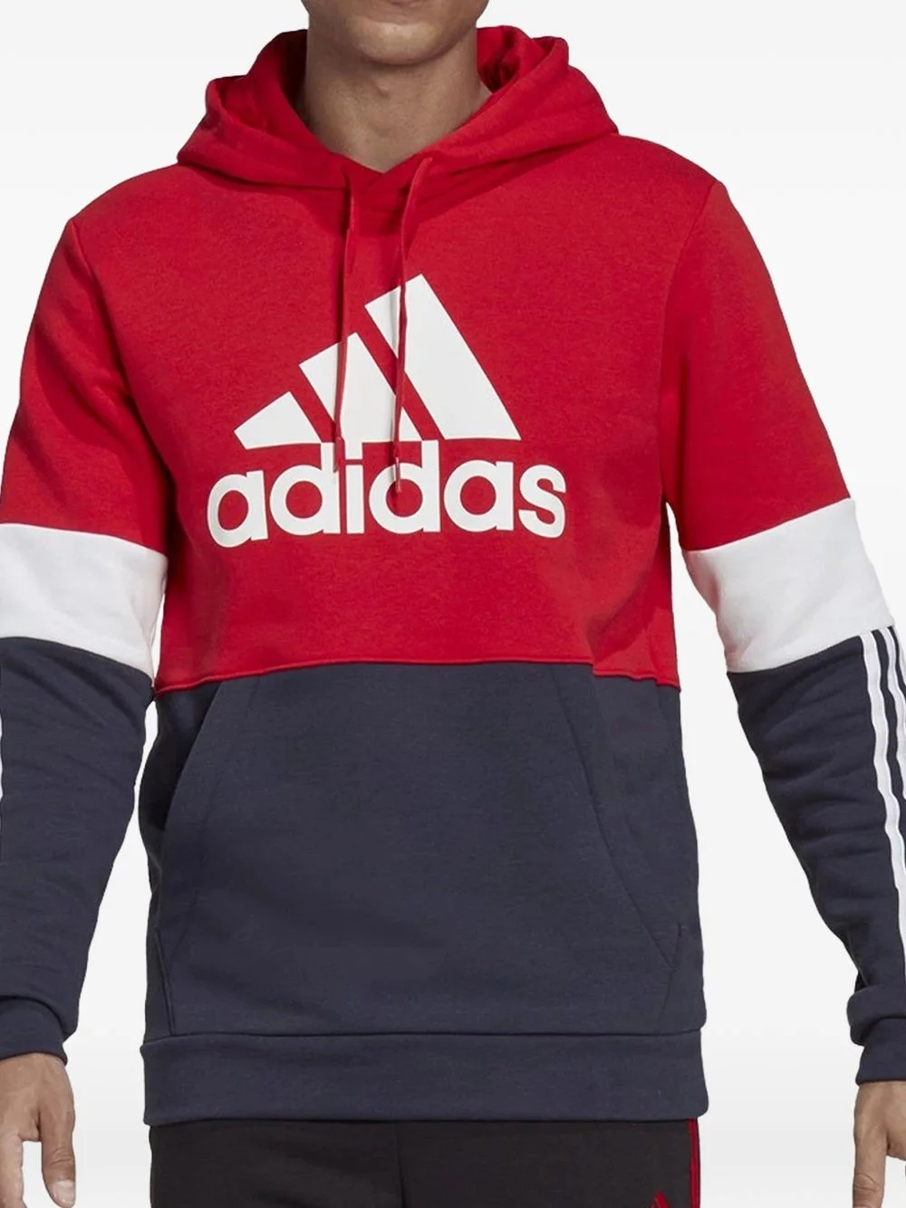 colour-block hoodie - 1