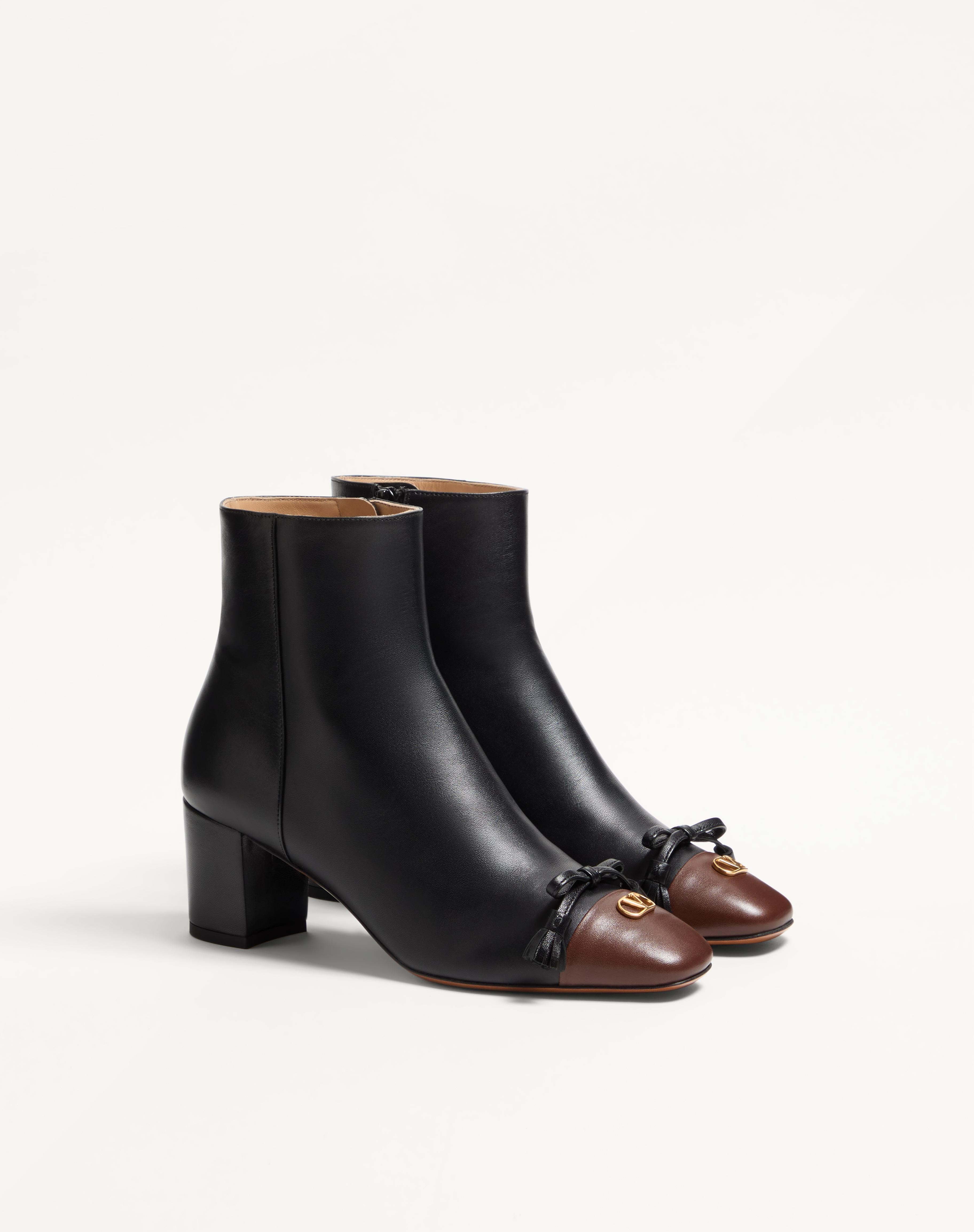 VALET DU ROI KIDSKIN LEATHER ANKLE BOOT 60MM - 3