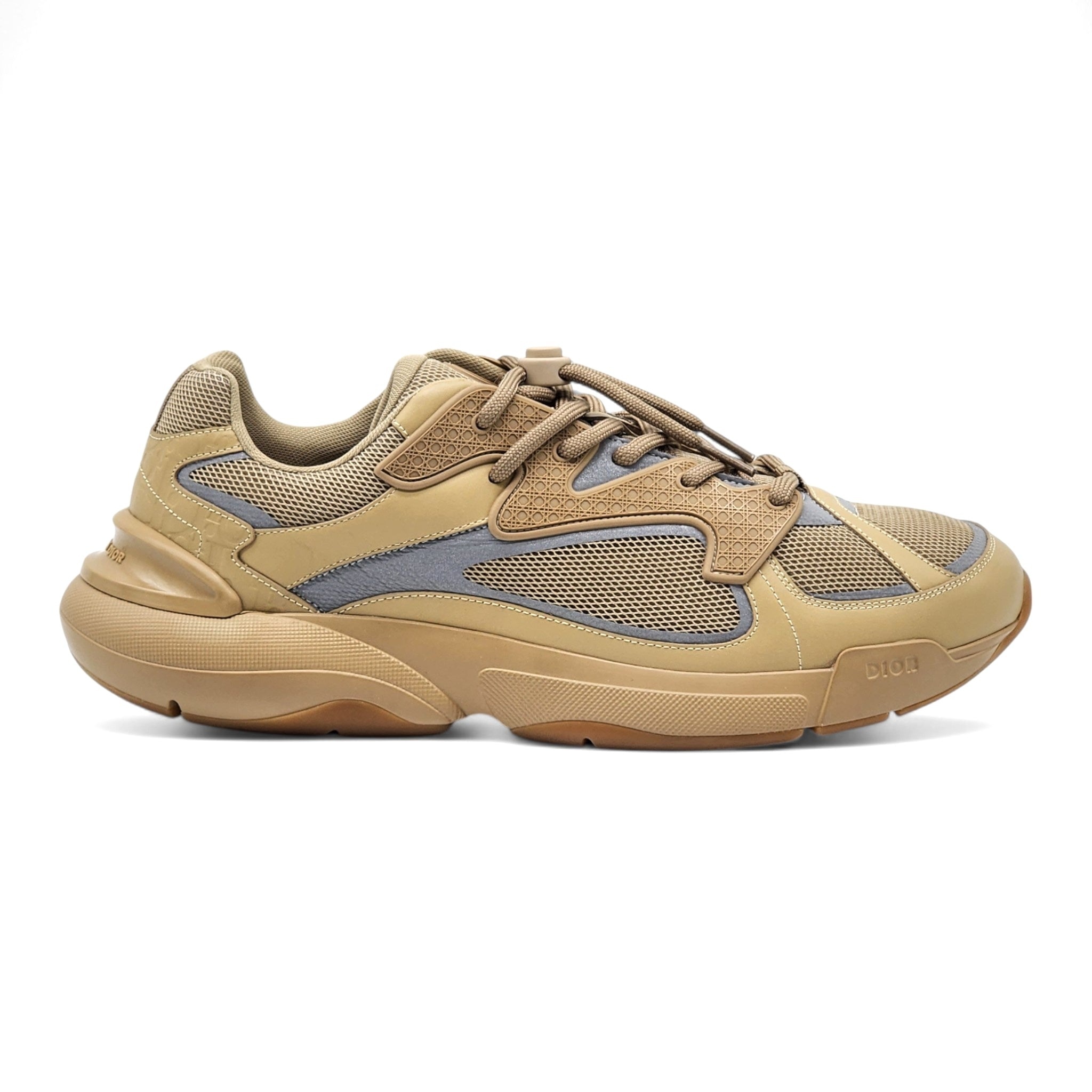 Dior B24 Sneakers - Mesh and Leather - Beige 46 - 2