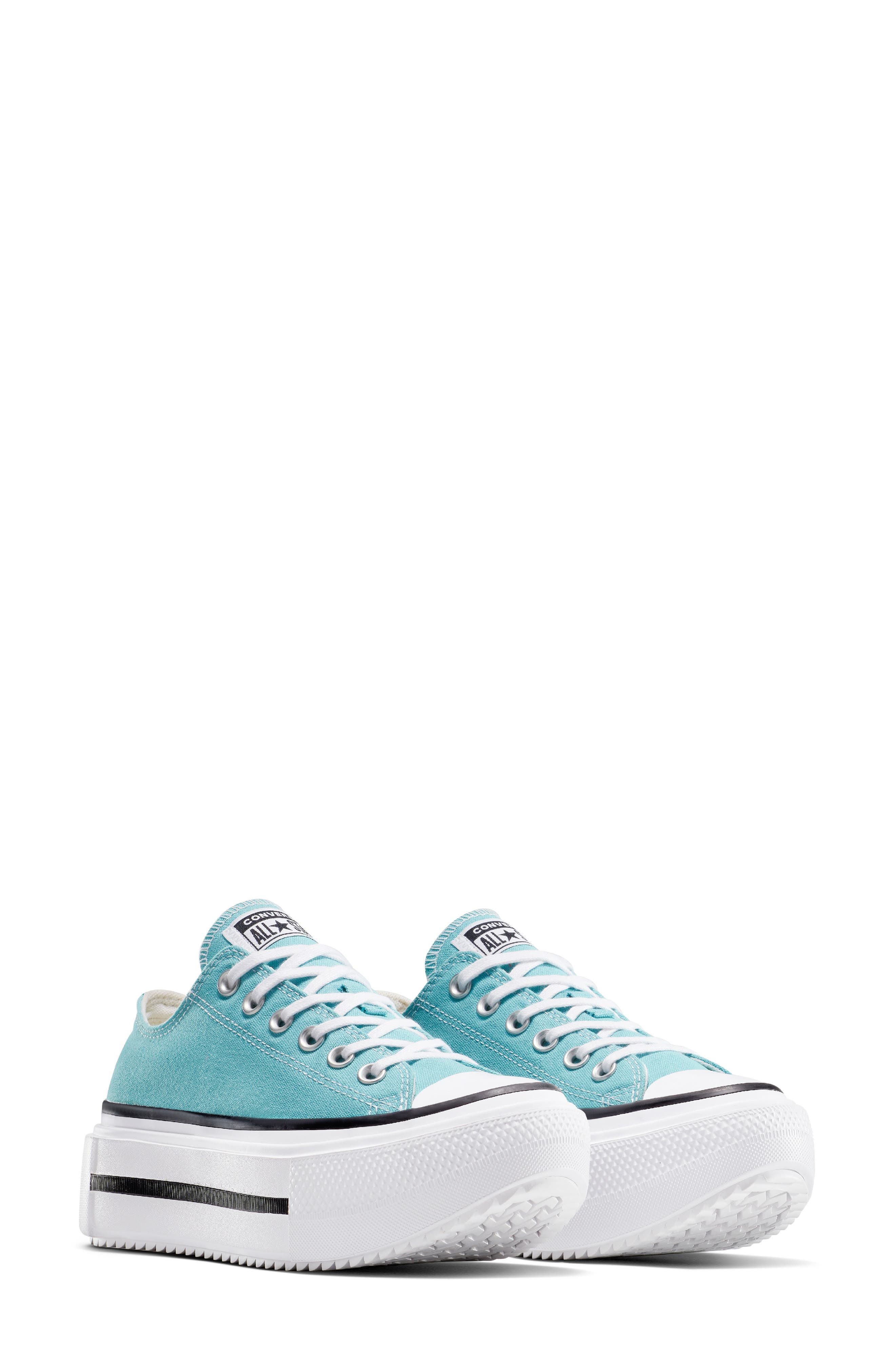 Converse Gender Inclusive Chuck Taylor All Star Lift Double Stack Low Top Platform Sneaker in Deja B - 6