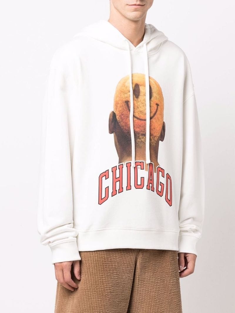 Chicago print hoodie - 3