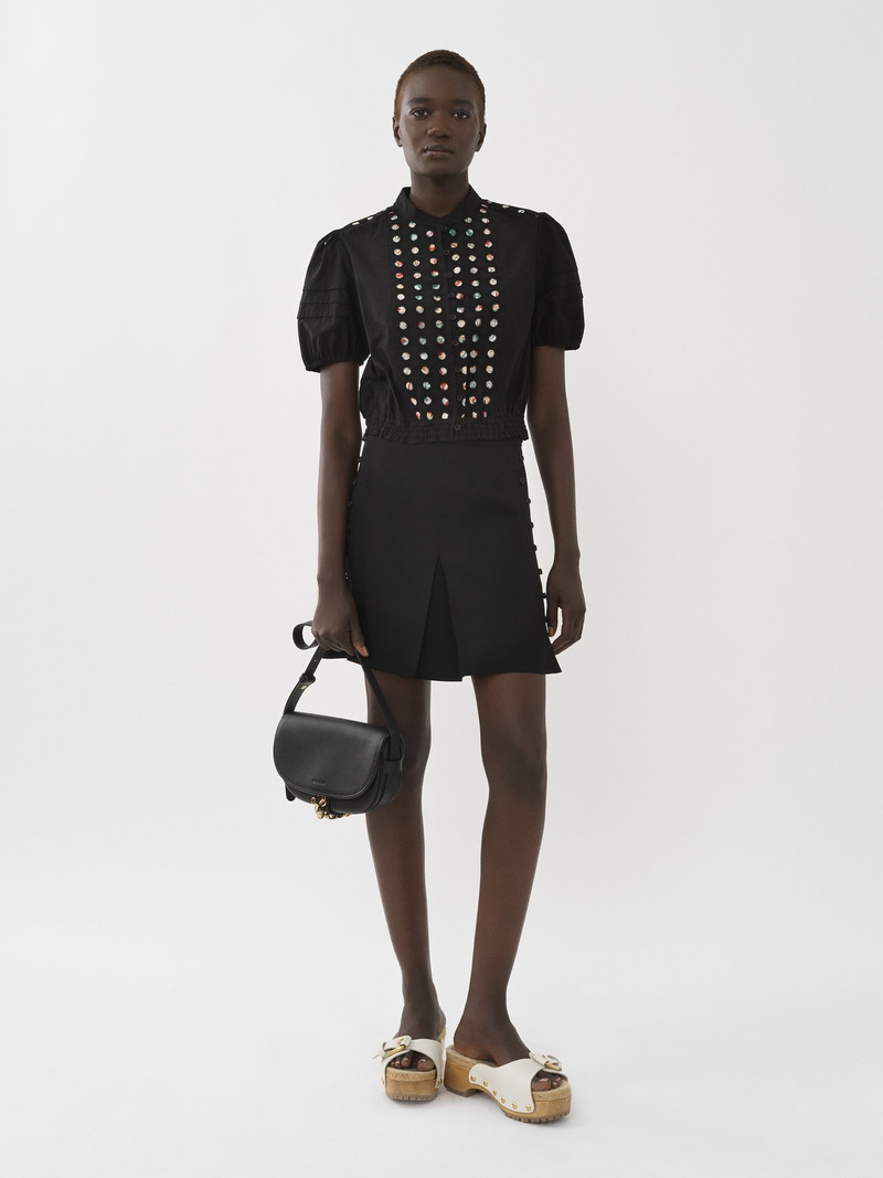 See by Chloé BUTTON-DETAILED MINI SKIRT outlook
