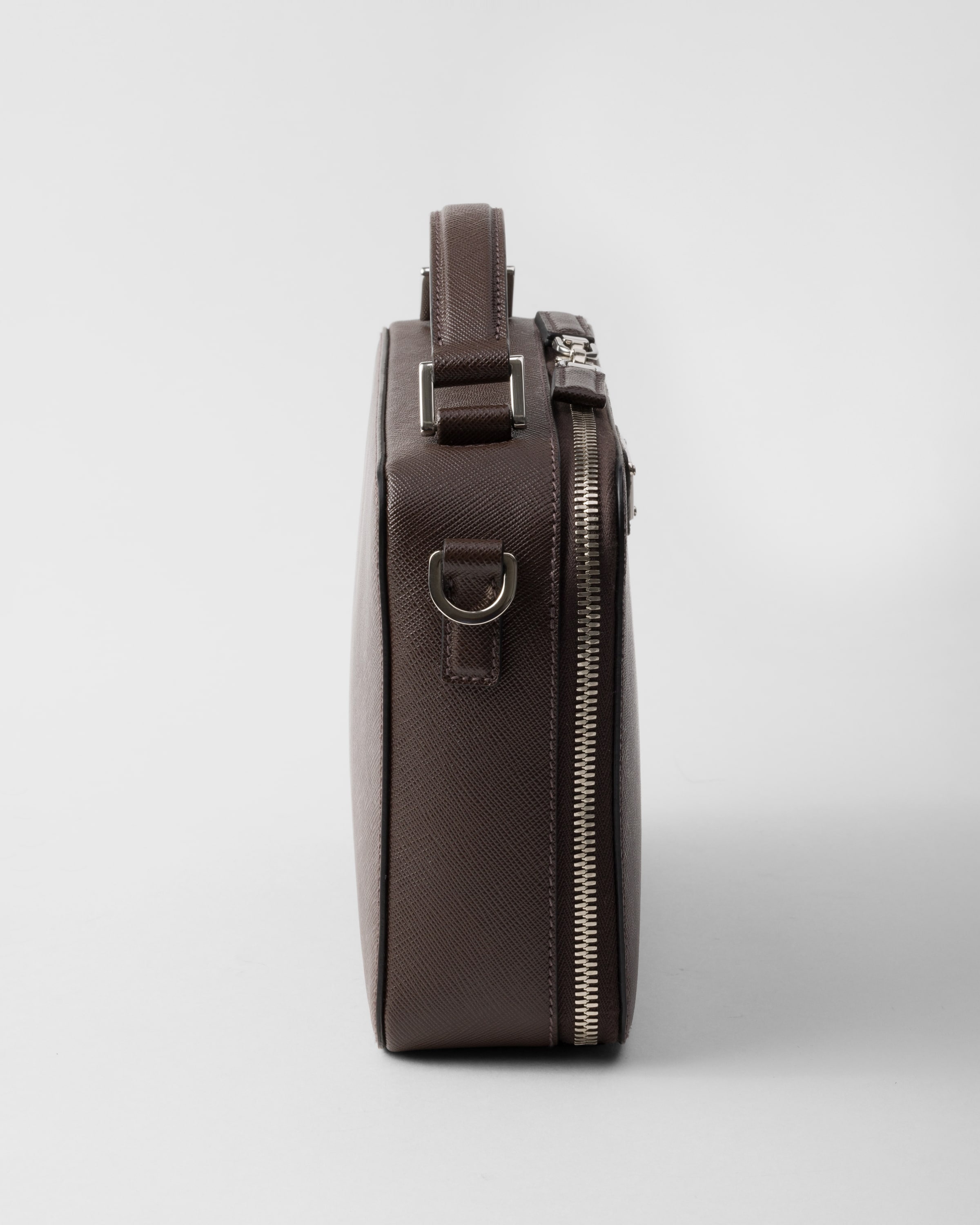 Medium Prada Brique Saffiano leather bag - 7
