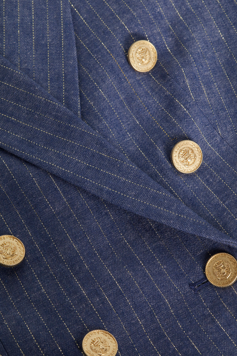 Kenzie Pinstriped Blazer 3