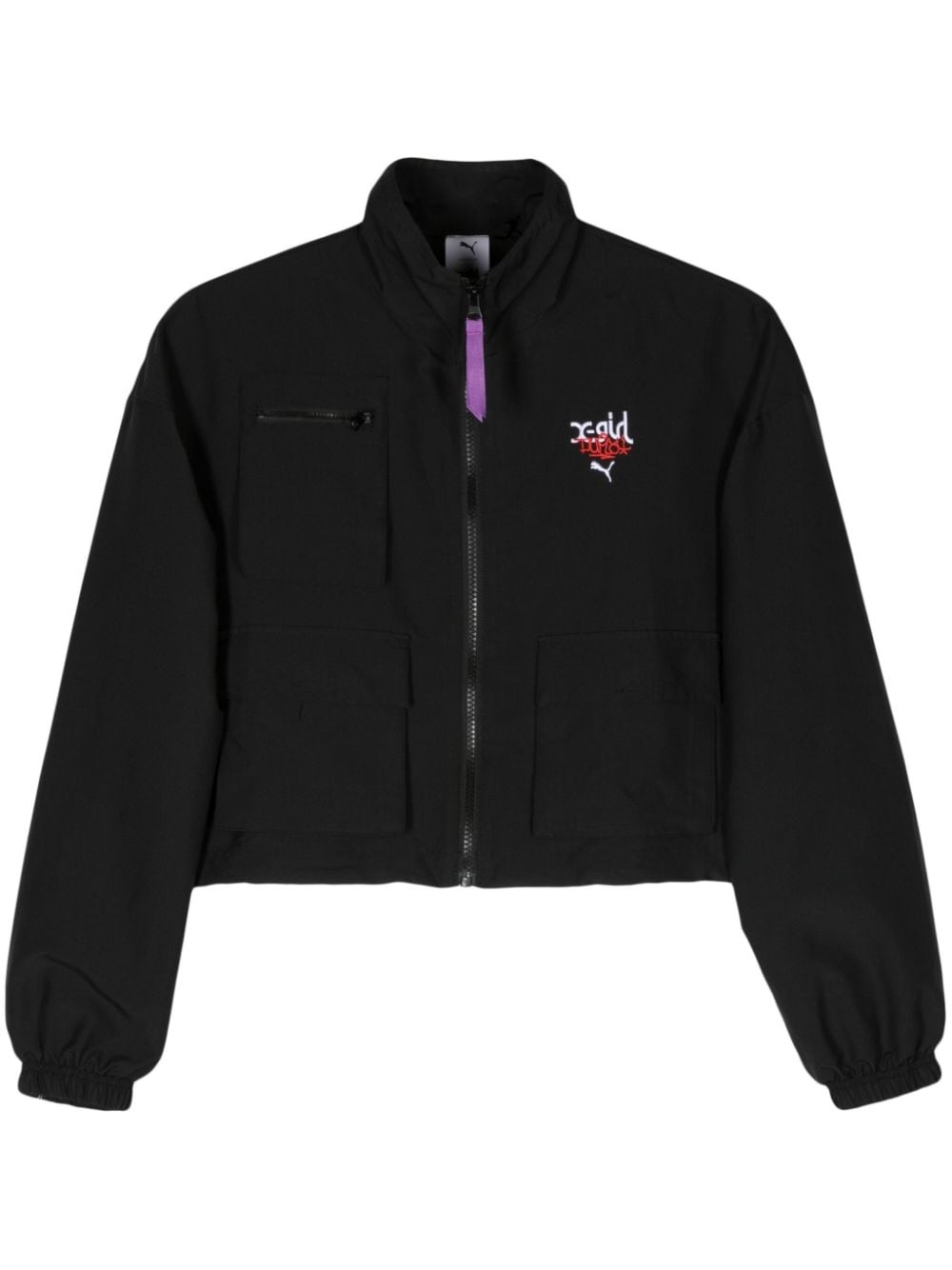 x X-GIRL cropped jacket - 1