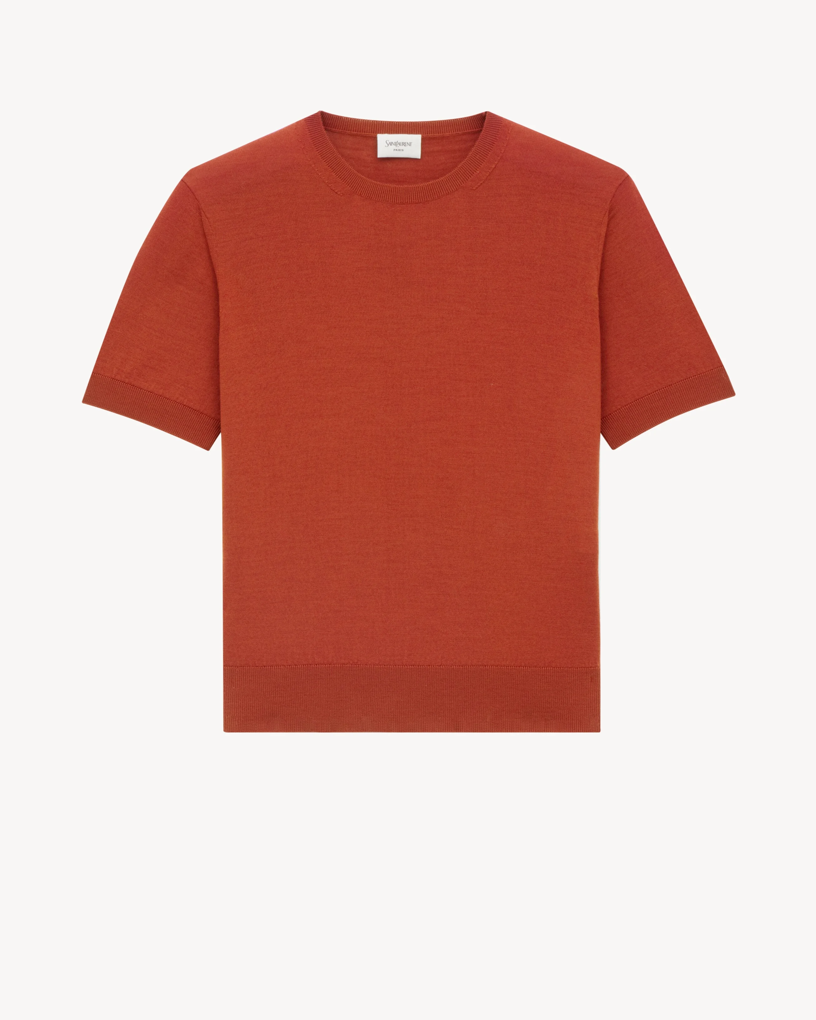 T-SHIRT SWEATER IN WOOL - 1