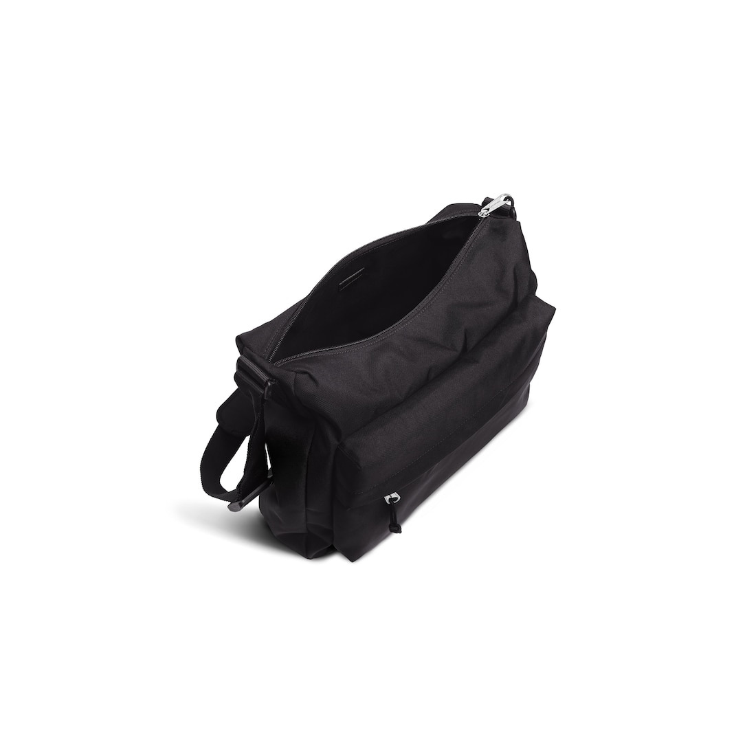 Men's Explorer Hobo Messenger Bag in Black - 4