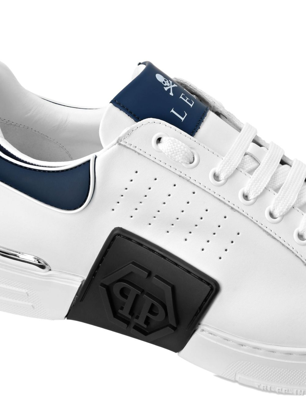 nappa-leather low-top sneakers - 4