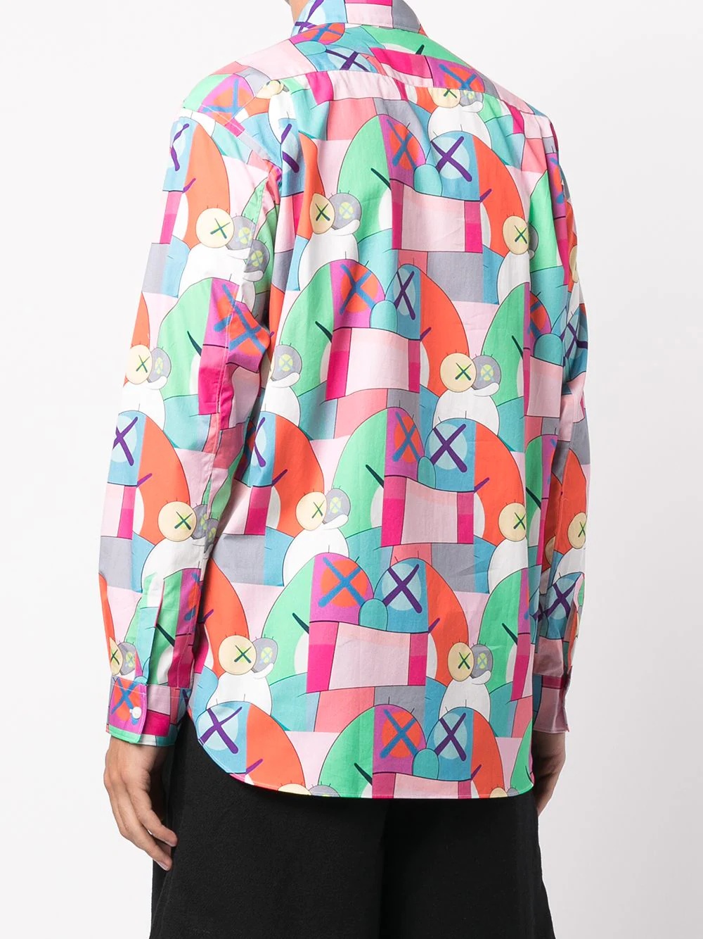 graphic-print longsleeved shirt - 4