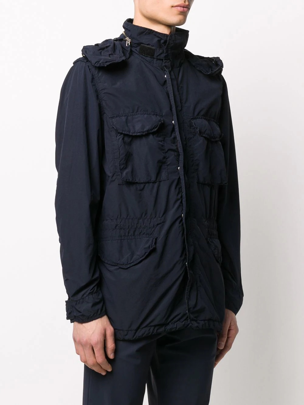 hooded zipped jacket - 3