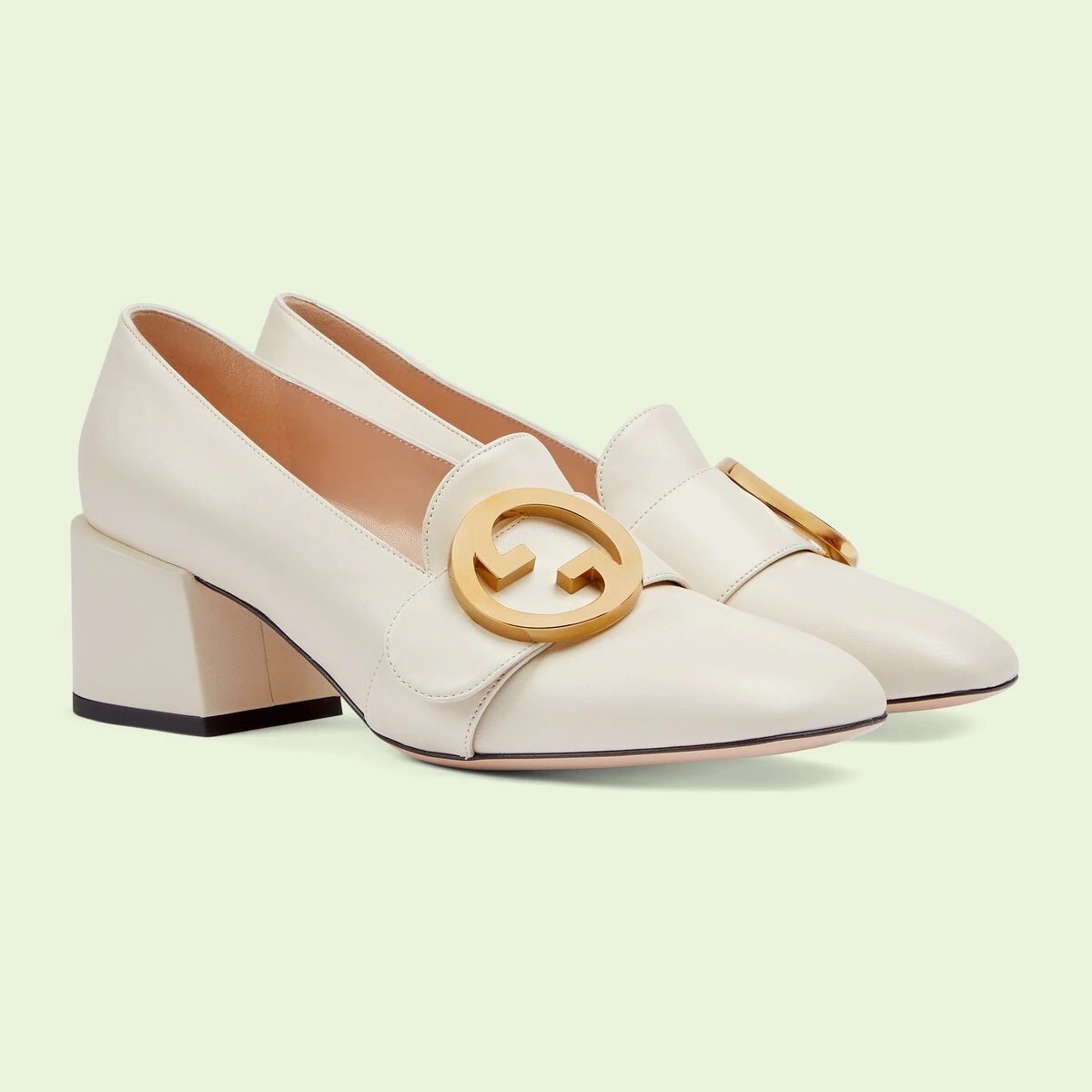 Gucci Blonde women's mid-heel pump - 2