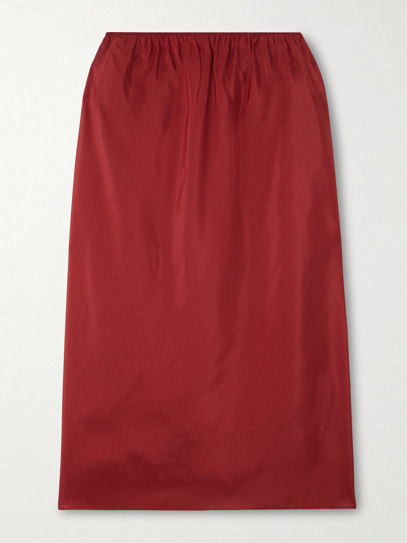 Silk-satin Midi Skirt 1