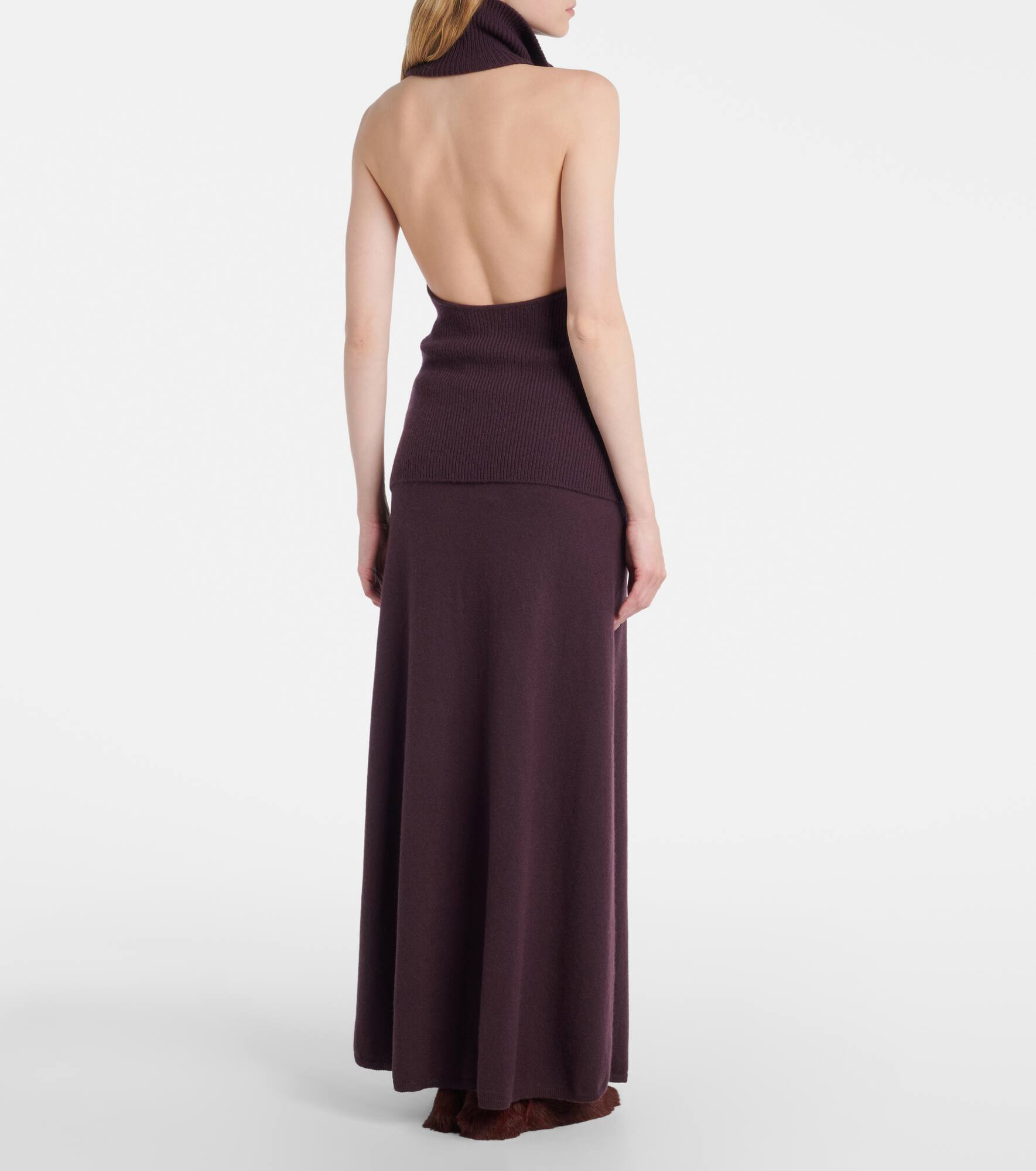 Maddie open-back cashmere top - 3