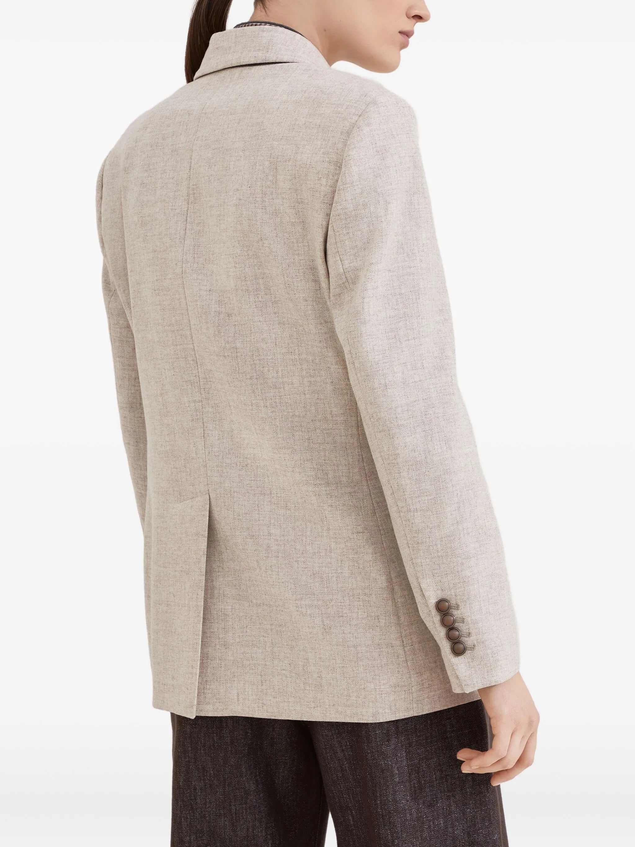 Brunello Cucinelli Twill Flannel Blazer - 4