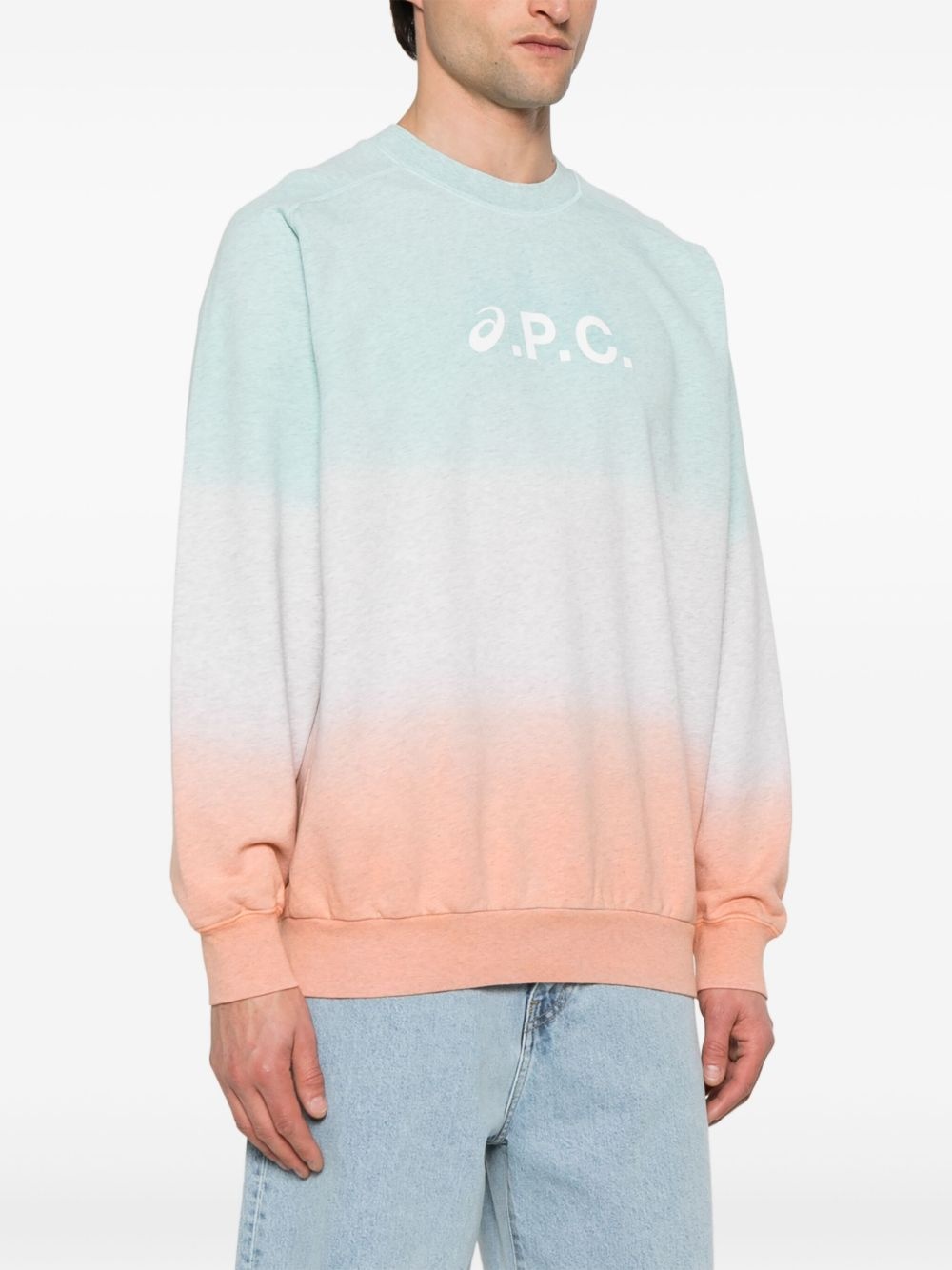 x asics logo-print sweater - 3