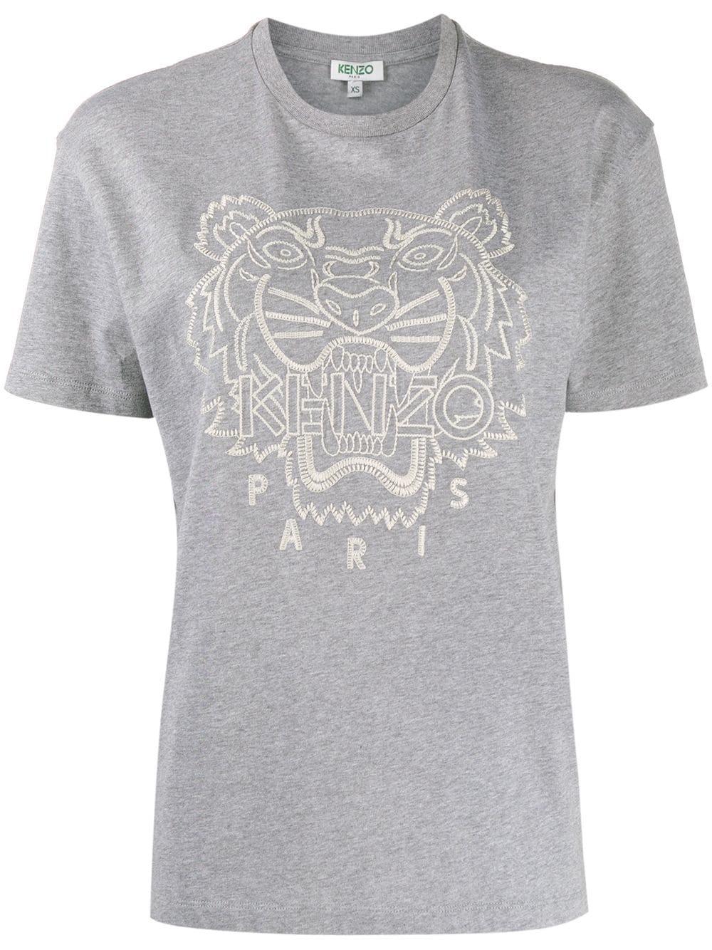 Tiger embroidered T-shirt - 1