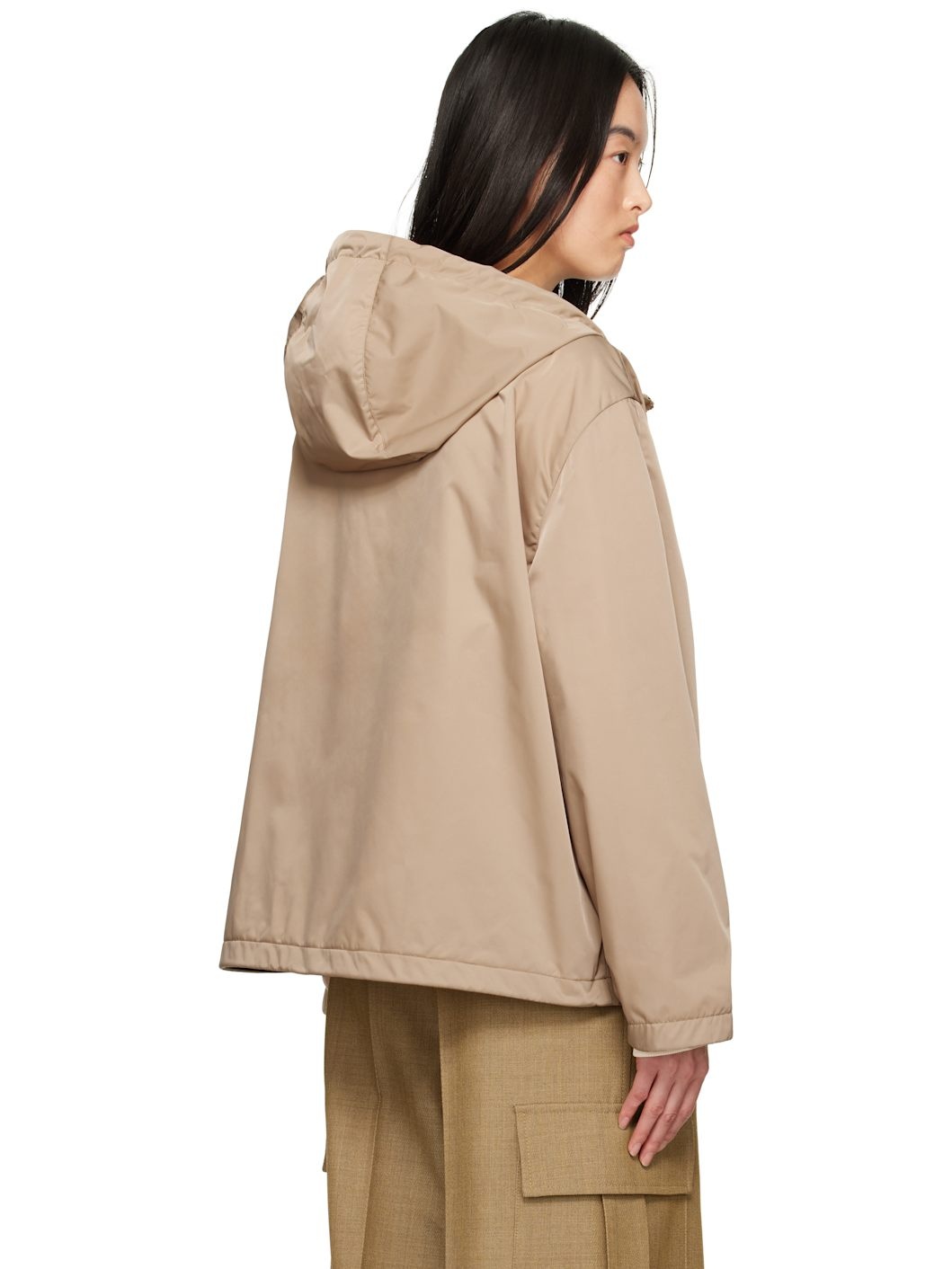Beige Cassiopea Hooded Jacket - 3