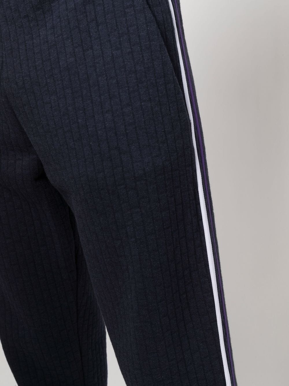 ribbed side-stripe trousers - 5