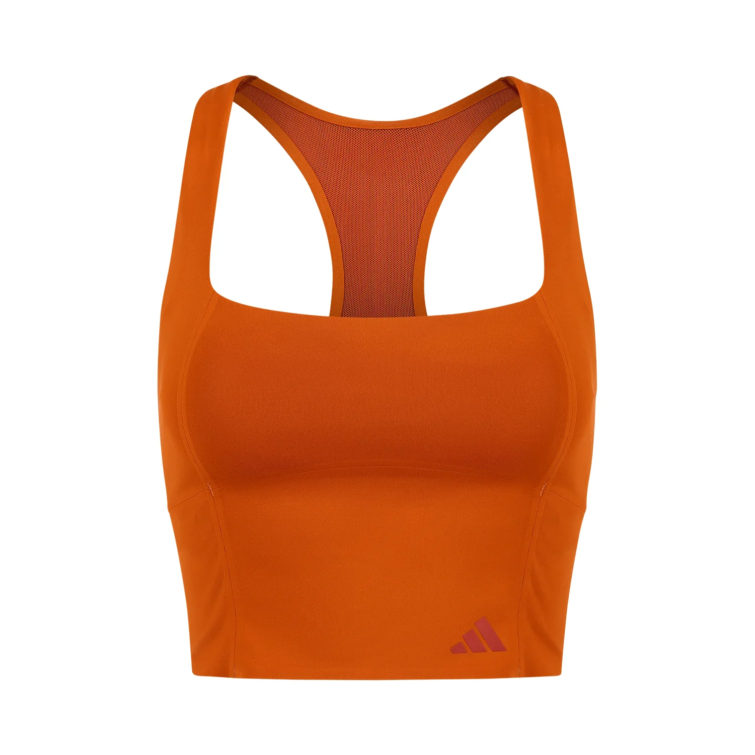 OPTIME TRAINING MEDIUM SUPPORT BRA TANK FOX RED - 1