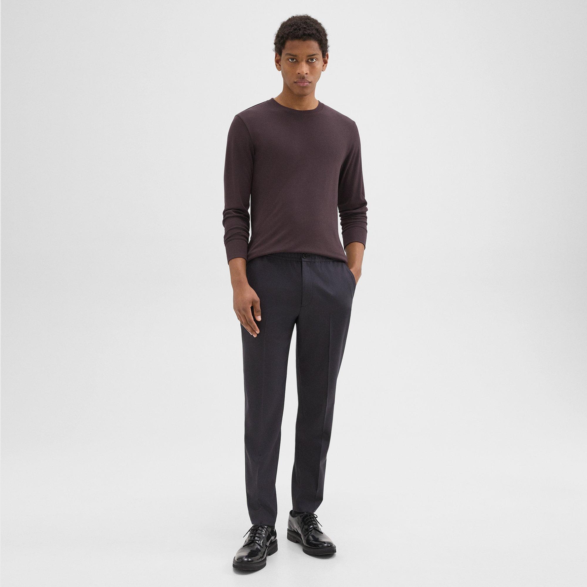 Larin Drawstring Pant in Stretch Flannel - 3