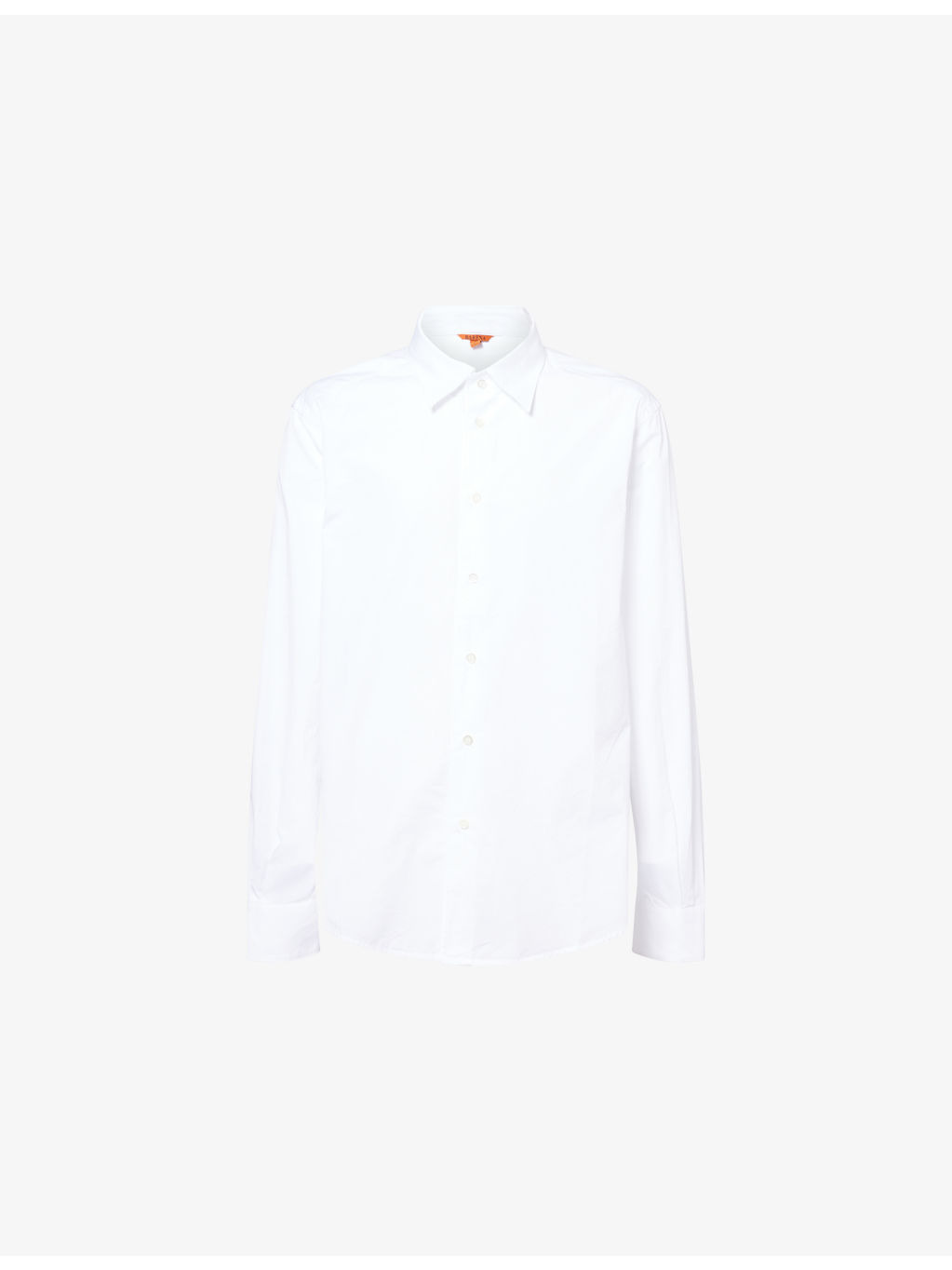 Maridola Pointed-Collar Cotton Shirt - 1
