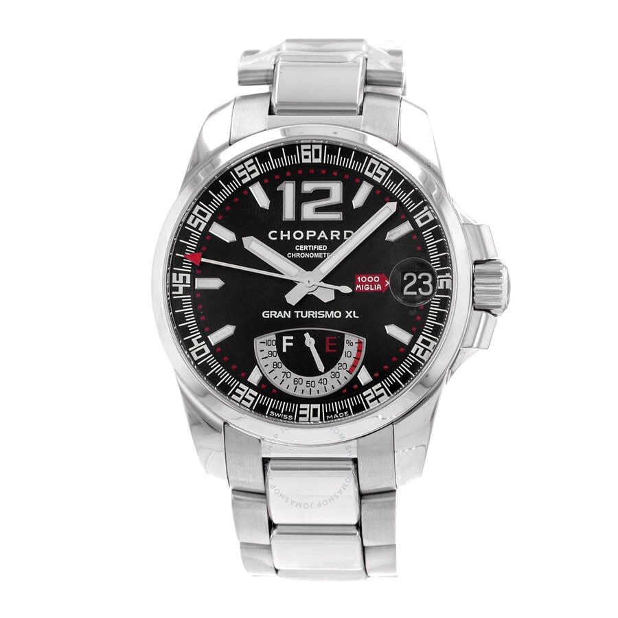 Pre-owned Chopard Mille Miglia Gt Xl Black Dial Men's Watch 168457-3001 - 3