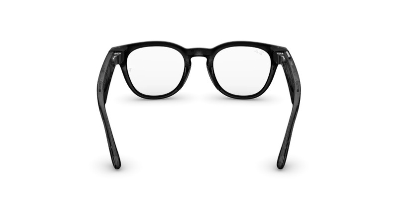Ray-Ban Meta Scriber Optics (Gen 2), Shiny Transparent Black, Clear Lenses 4